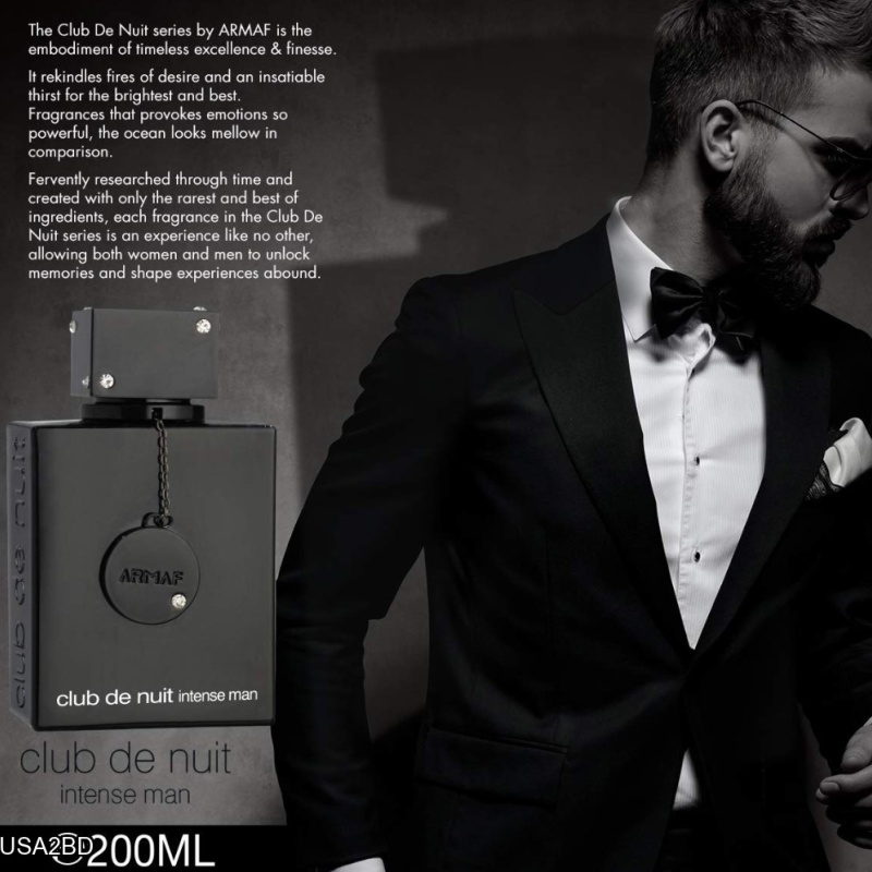 Armaf Club De Nuit Intense for Men Eau de Parfum Spray, 6.8 Ounce / 200 ml